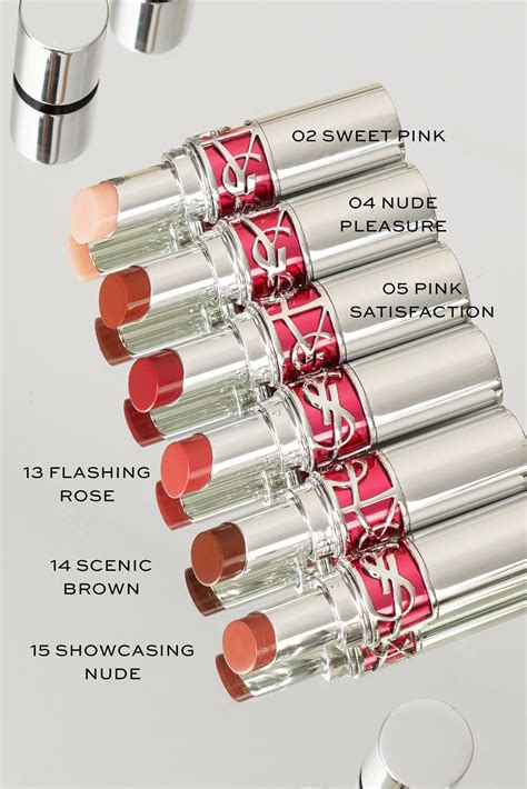 ysl lip gloss dupe|ysl lip gloss chart.